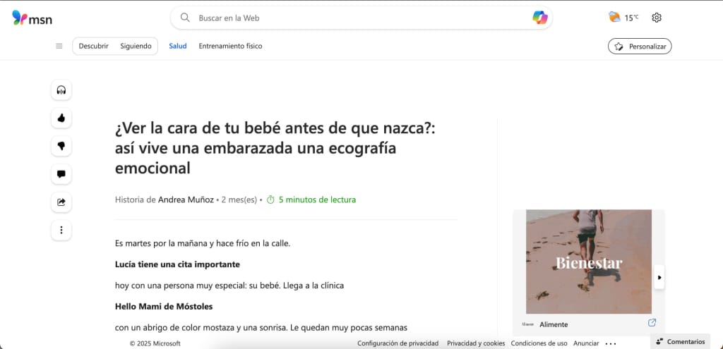 MSN: Los beneficios de las ecografías hiperrealistas con inteligencia artificial